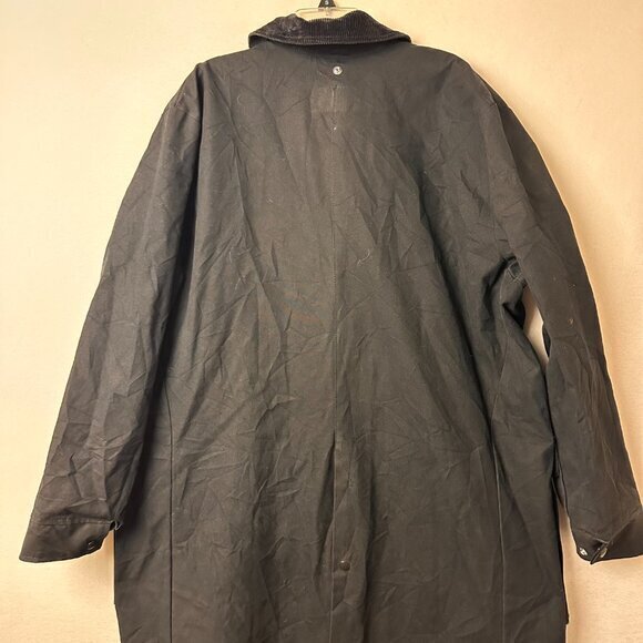 Saddlesmith Outfitters jacket men 2XL XXL Western Duster black corduroy‎ collar - Picture 6 of 7
